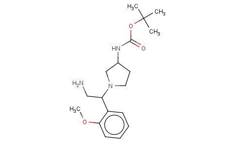 3-N-BOC-AMINO-1-[2-AMINO-1-(2-METHOXY-PHENYL)-ETHYL]-PYRROLIDINE